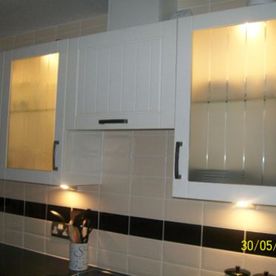 kitchen cupboards and tiles